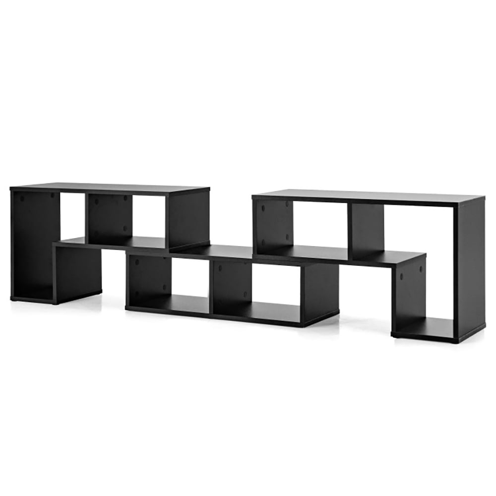 YYAo TV Stand, Television Console Table,Entertainment Center,3 Pieces Adjustable TV Stand for TVs up to 65 Inch with Shelves-Black YYAo TV Stand, Television Console Table,Entertainment Center,3 Pieces Adjustable TV Stand for TVs up to 65 Inch with Shelves-Black