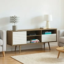 YYAo TV Stand, Television Console Table,Entertainment Center,Mid-Century Modern TV Stand for TVs up to 65 Inch