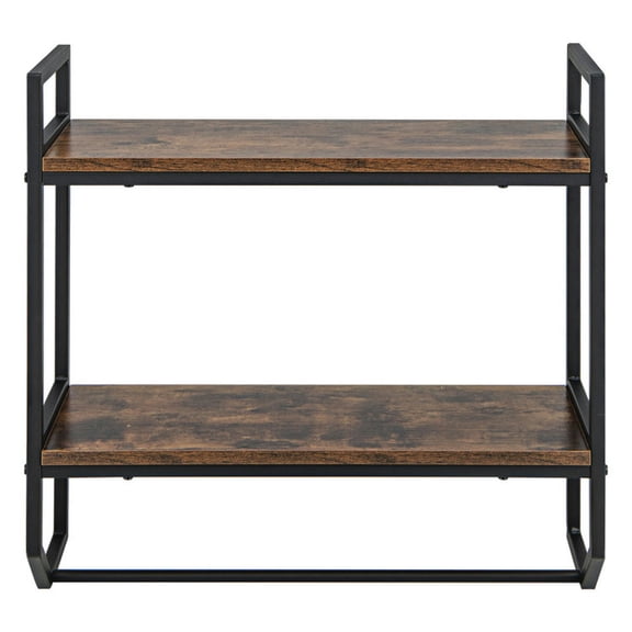 YYAo Towel Rack, Towel Holder, Over the Toilet Shelf Wall Mounted with Metal Frame for Bathroom