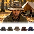 thumbnail image 1 of YYDENG Fishing Boonie Hat, Wide Brim Outdoor Sun Hat for Men, Polyester Breathable Bucket Hat with Chin Strap for Fishing Hiking Camping Travel, 1 of 6