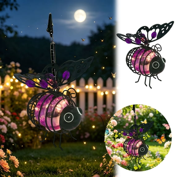 YYDENG Garden Solar Hanging Lamp LED for Garden Backyard Balcony C