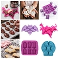 thumbnail image 1 of YYDENG Halloween 6-Cavity Witch Shape Silicone Chocolate Candy and Baking Mold 7.5x7.3in Blue, 1 of 7