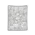 thumbnail image 1 of YYDENG Halloween DIY Coloring Blanket, 3 Sizes 70×100cm 150×130cm 150×200cm Polyester Interactive Drawing Throw Blanket For Family Hand‑Painting Activity Indoor Home Party Decoration, 1 of 8