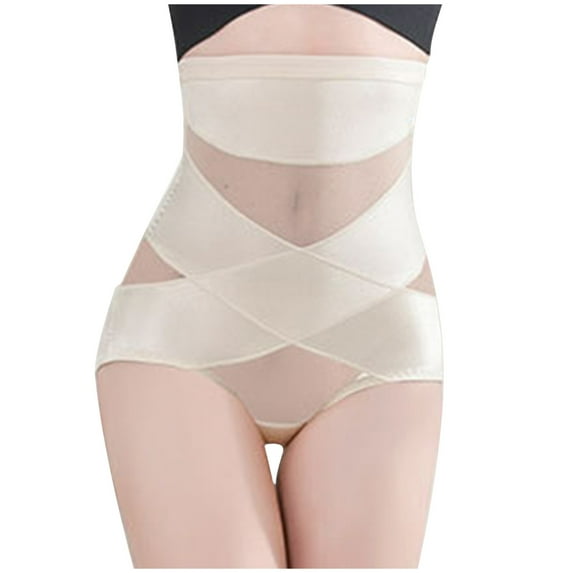 YYDGH Body Shaper for Women Tummy Control Shapewear Butt Lifting Shorts Adjustable High Waist Panties Stomach Girdle Khaki M