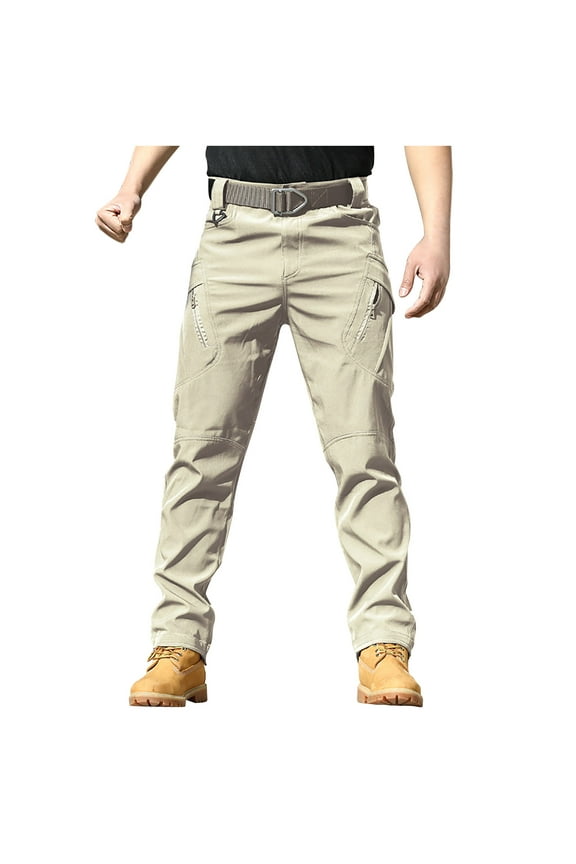 Cargo Pants for Men Loose Fit Baggy Pants with Multi Pockets Casual Outdoor Cargo Pants