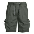 thumbnail image 1 of YYDGH Cargo Shorts for Mens Elastic Waist Drawstring Tactical Shorts Casual Work Hiking Lightweight Shorts with Pockets, 1 of 5