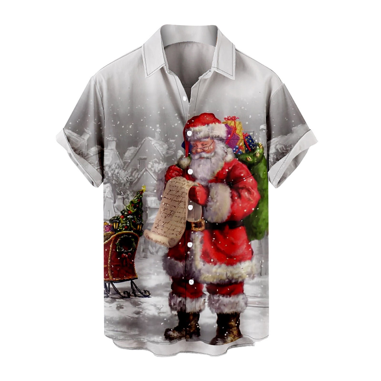mens christmas shirt 4xl