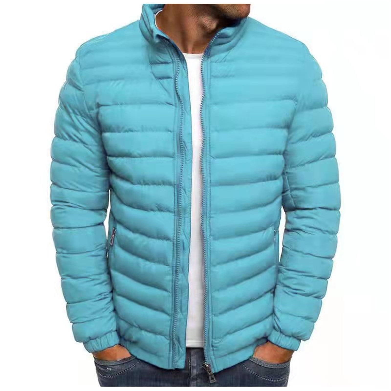 YYDGH Clearance Men's Lightweight Puffer Jacket Thermal Winter Wram