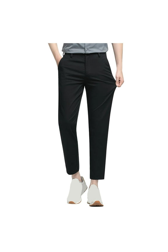 Golf Pants for Men Stretch Slim Fit Dressy Pants Casual Lightweight Business Work Trousers with Pockets