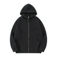 thumbnail image 1 of YYDGH Hoodies for Men Full Zip Up Long Sleeve Hooded Sweatshirt Thick Fleece Sherpa Lined Winter Jackets Warm Coats with Pockets, 1 of 3