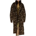 thumbnail image 1 of YYDGH Long Sequin Wool Pea Coats for Women Plus Size Casual Winter Coat Single Breasted Notch Collar Trench Coat Outerwear, 1 of 6