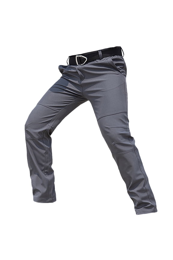 Men's Cargo Pants with Pockets Lightweight Casual Hiking Training Pants Solid Tactical Pants