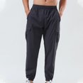 thumbnail image 1 of YYDGH Men's Cargo Sweatpants Lightweight Jogger Pants Athletic Running Trousers Elastic Waist Loose Fit Pant with Pockets, 1 of 9