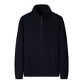 thumbnail image 1 of YYDGH Men's Full Zip Fleece Jacket Warm Soft Polar Long Sleeve Jackets Casual Lightweight Hiking Winter Coat with Pockets Black XL, 1 of 9