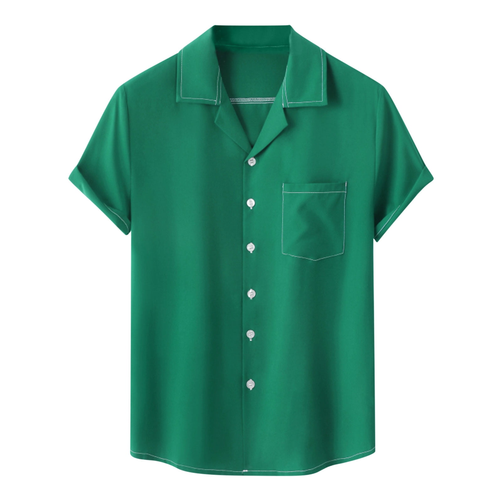 NEW St Johns Bay Outdoor XL Mens Button Up Fishing Shirt Short Sleeve Green