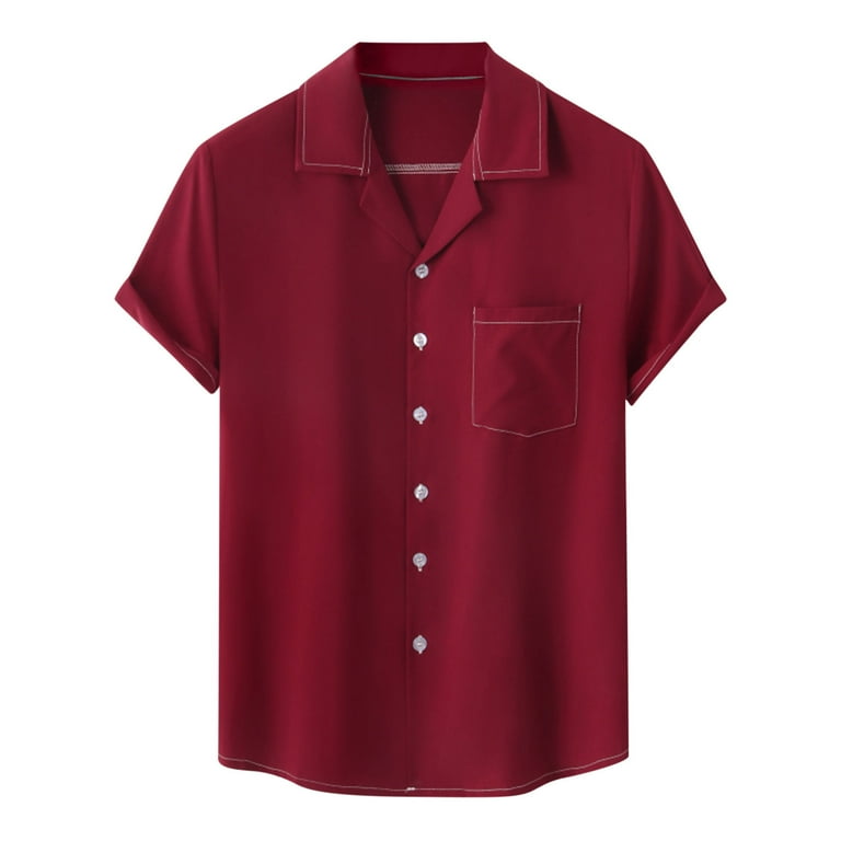 short sleeve button up walmart