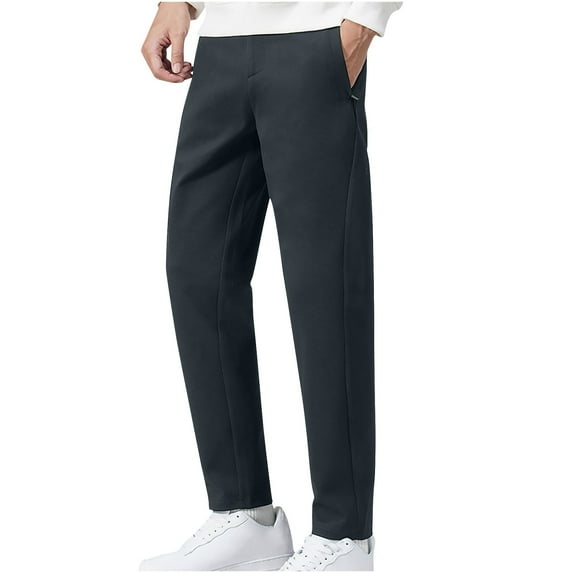 YYDGH Men's Sweatpants Lightweight Jogger Pants Straight Leg Athletic Running Trousers Elastic Waist Loose Fit Pant with Pockets