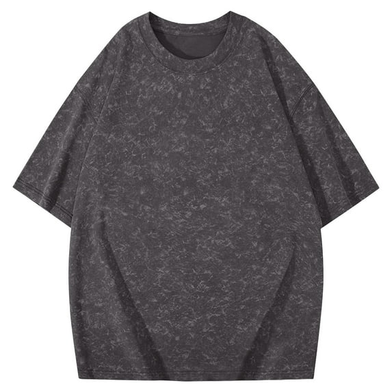 YYDGH Men's T Shirts Cotton Drop Shoulder Short Sleeve Shirts for Men Casual Soft Comfort Loose Fit Mens Summer Tee Shirts