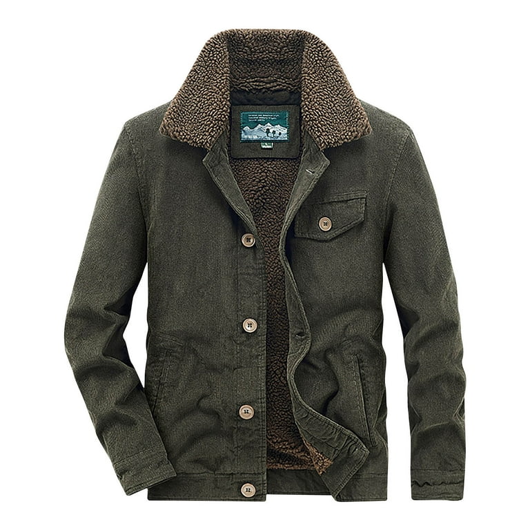 Casual vintage corduroy coat top