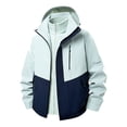 thumbnail image 1 of YYDGH Men's Waterproof Rain Jacket Outdoor Windbreaker Athletic Hiking Lightweight Softshell Rain Coat with Zipper Pocket Navy Blue XXL, 1 of 9