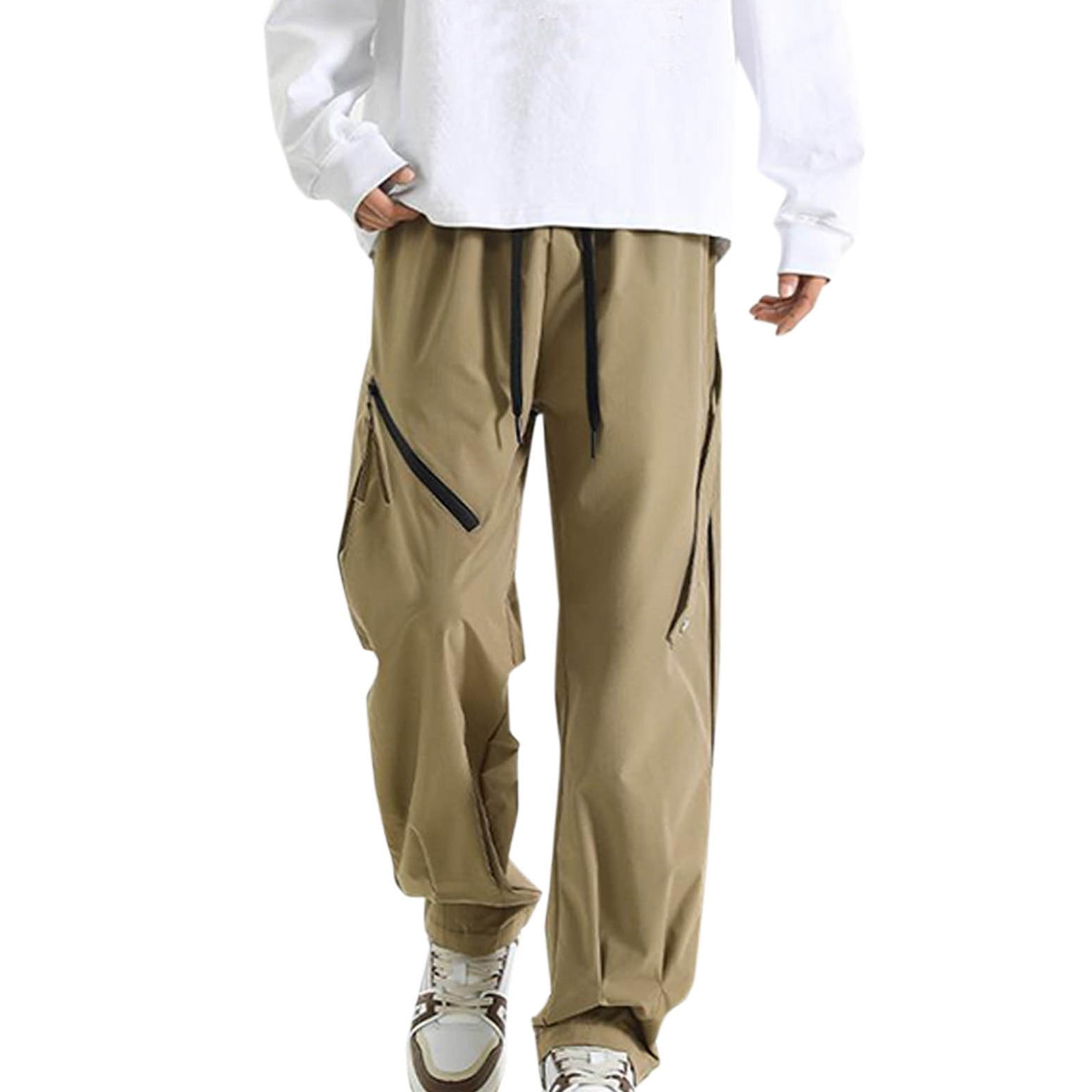 Men's Wide Leg Cargo Pants