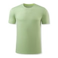 thumbnail image 1 of YYDGH Men's Workout Athletic Shirts Quick Dry Short Sleeve T-Shirts Crew Neck Running Tops Green XXL, 1 of 8