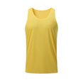 thumbnail image 1 of YYDGH Men's Workout Sleeveless Shirts Quick Dry Moisture Wicking Tees Swim Beach Muscle Tank Tops Gym Running Athletic Outdoor Vests Yellow XXL, 1 of 5