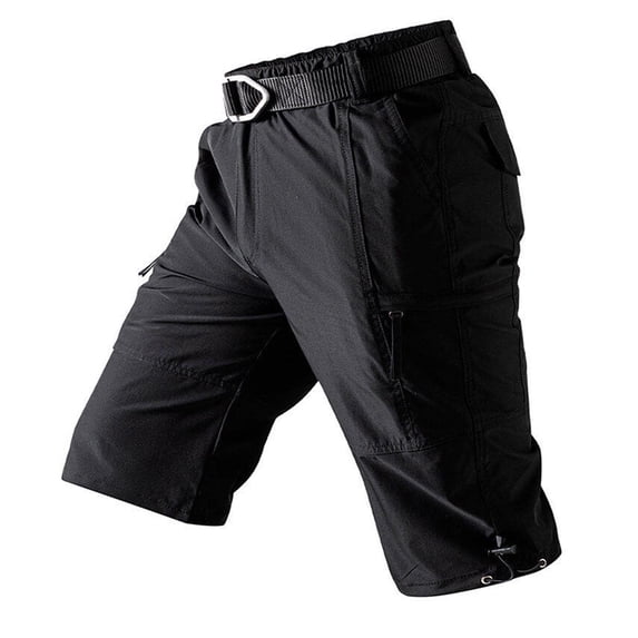 YYDGH Mens Cargo Shorts Elastic Waist Tactical Cotton Shorts Casual Summer Shorts with Pockets