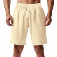 thumbnail image 1 of YYDGH Mens Casual Gym Workout Shorts, 7" Elastic Waist Jogger Lounge Sweat Shorts with Drawstring, 1 of 8