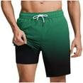 thumbnail image 1 of YYDGH Mens Swim Trunks with Compression Liner Quick Dry Bathing Suit with Zipper Pockets Lightweight Beach Shorts, 1 of 6