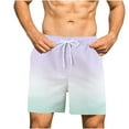 thumbnail image 1 of YYDGH Mens Swimming Trunks with Liner Gradient Color Swim Trunks Boardshorts Design Hawaiian Beach Quick Dry Swim Trunks Purple XXL, 1 of 8
