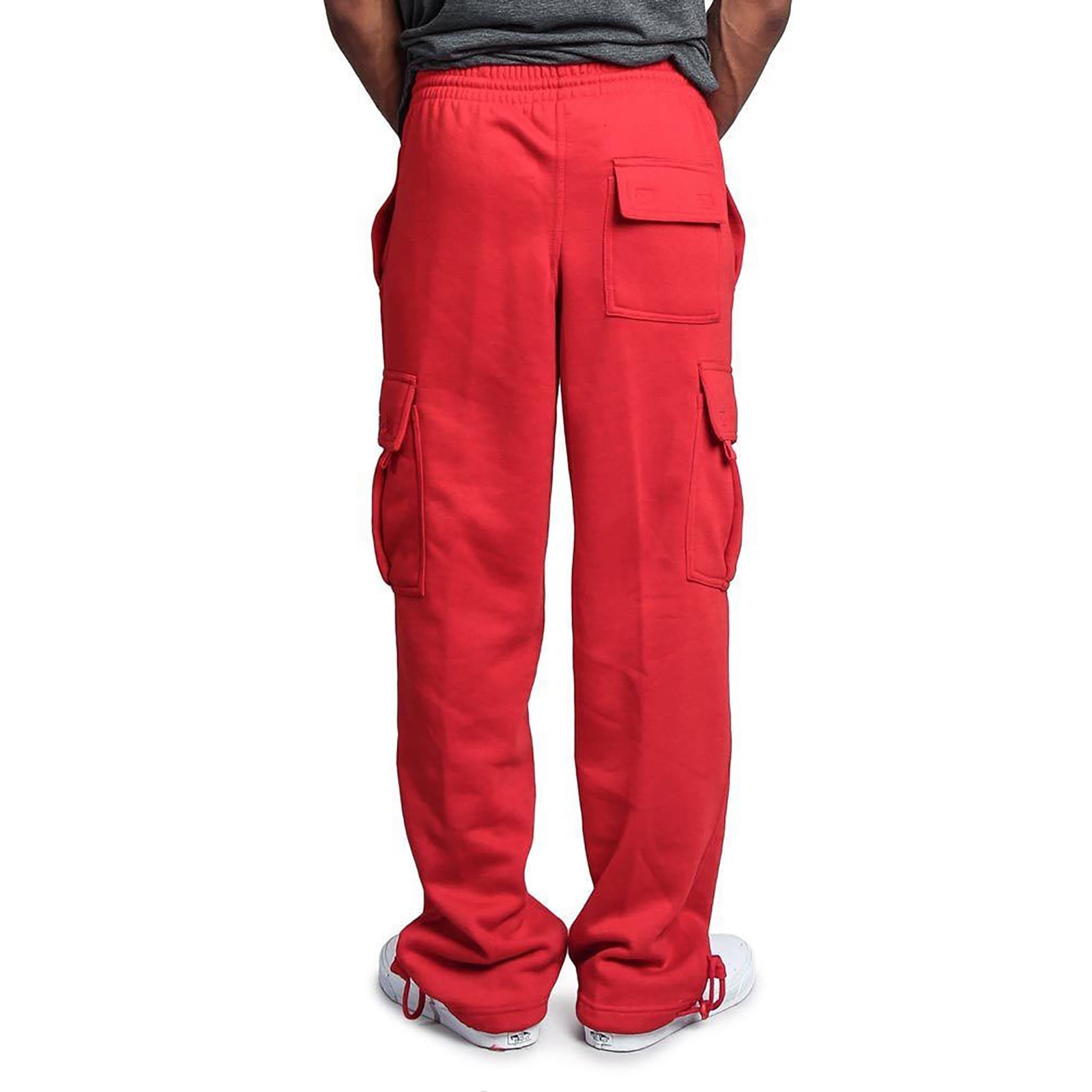 Men's Heavyweight Fleece Cargo Sweatpants Stretch Elastic Waist Jogger  Pants 2023 Outdoor Sports Trousers with Pockets : : Clothing,  Shoes 