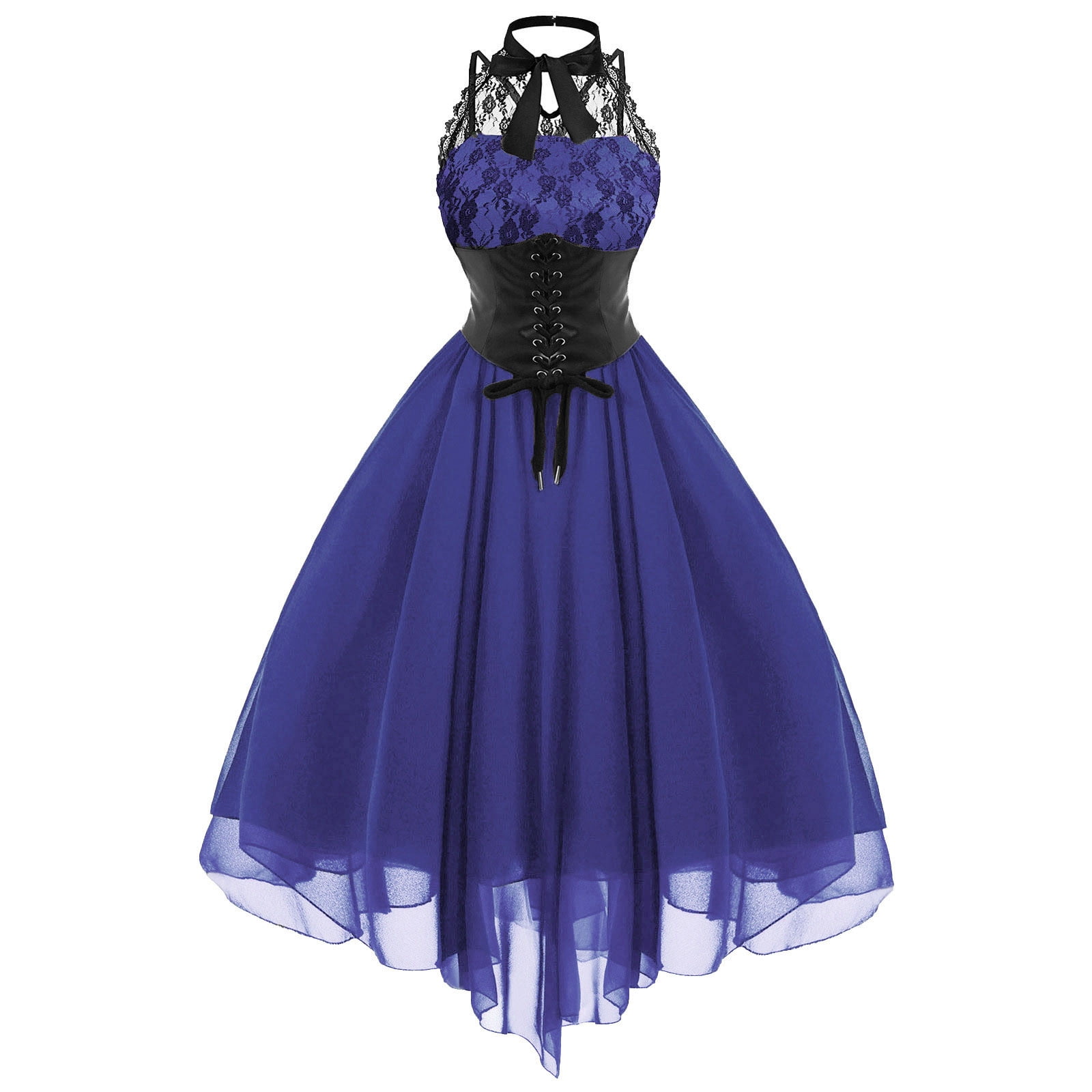 YYDGH Women's Sleeveless Gothic Dress with Corset Halter Lace Swing Cocktail Dress Formal Steampunk Punk Hippie Goth Dresses(9#Purple,S) - Walmart.com YYDGH Women's Sleeveless Gothic Dress with Corset Halter Lace Swing Cocktail Dress Formal Steampunk Punk Hippie Goth Dresses(9#Purple,S) - Walmart.com