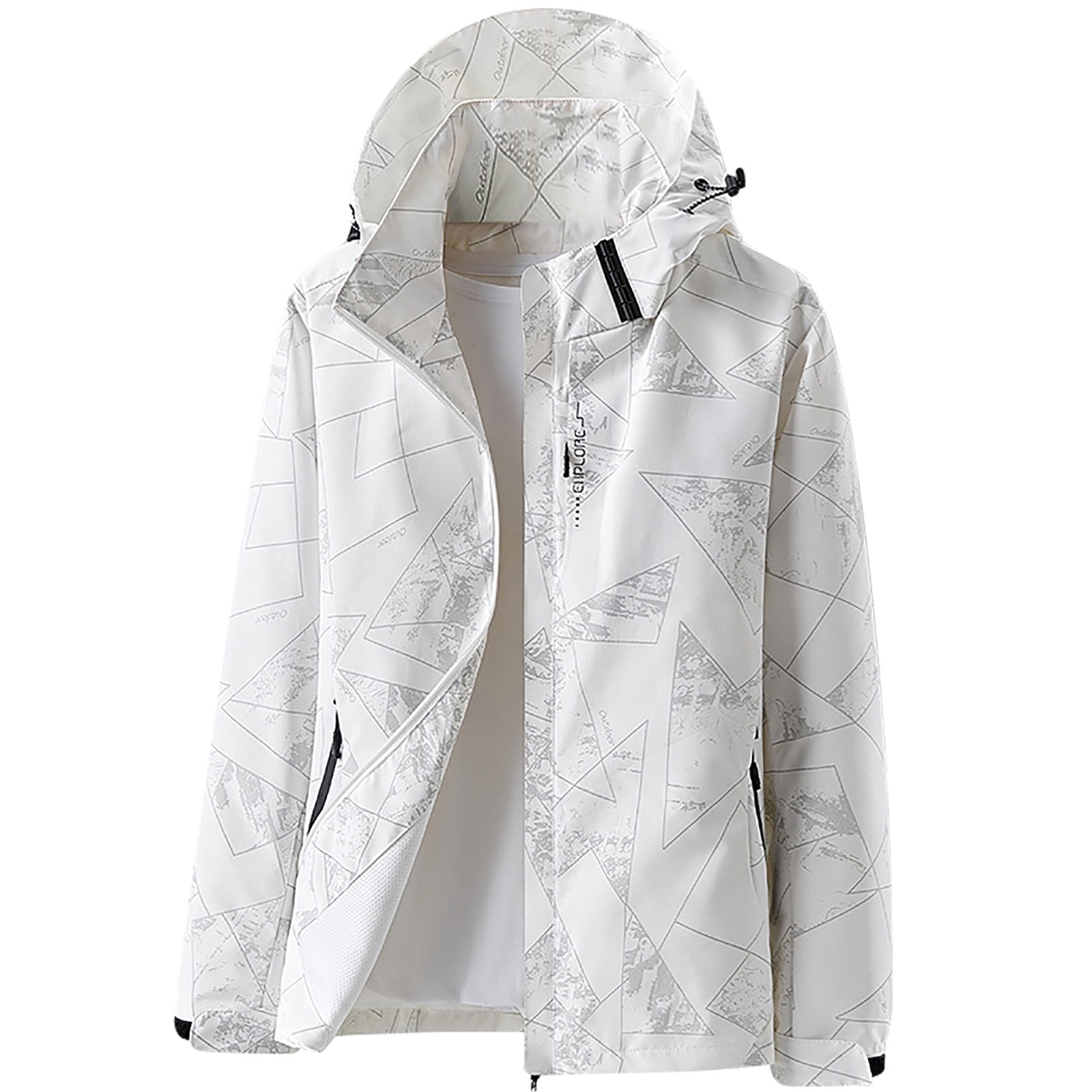 YYDGH Raincoats for Women Zip Up Lightweight Waterproof Rain Coat