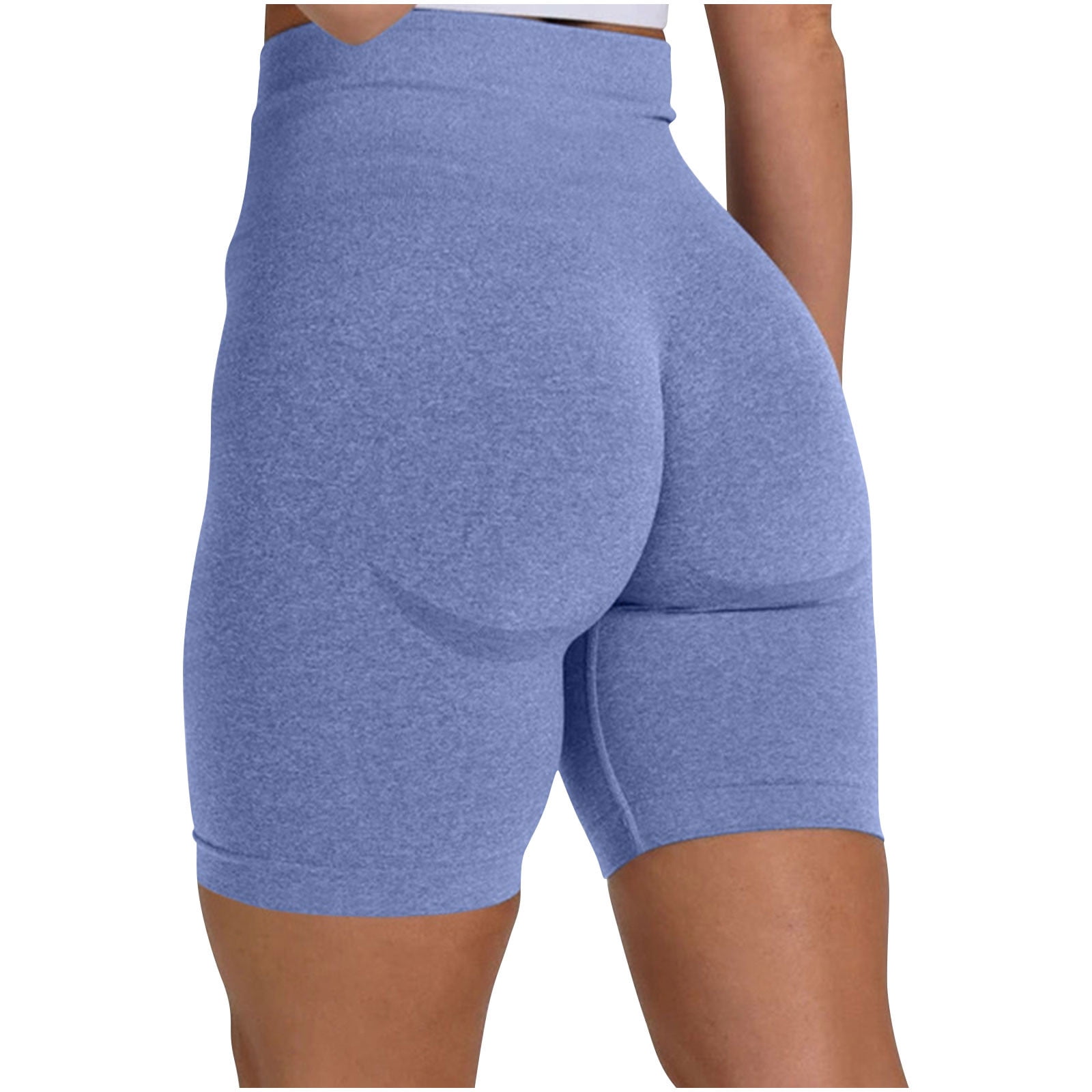Womens Workout Shorts Scrunch Butt Lifting High Waisted Seamless Gym Yoga  Running Biker Booty Shorts - AliExpress