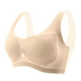 thumbnail image 1 of YYDGH Seamless Bras for Women Wireless Bra Lightly No-Underwire Design Low-Impact Sports Bras Comfy Daily Bra Khaki XXL, 1 of 8