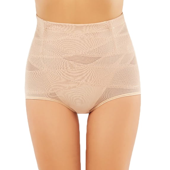 YYDGH Shapewear for Women Tummy Control High Waisted Body Shaper Shorts Thigh Slimmer Butt Lifting Panties Stomach Girdle Beige S