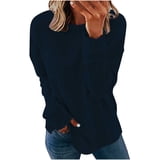YYDGH Sweatshirts For Women Fall Fashion Casual Crewneck Long Sleeve ...
