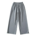 thumbnail image 1 of YYDGH Wide Leg Sweatpants Women Baggy Pants Y2k Straight Leg Sweatpants with Pockets Low Rise Y2k Pants, 1 of 4
