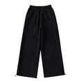 thumbnail image 1 of YYDGH Wide Leg Sweatpants Women Baggy Pants Y2k Straight Leg Sweatpants with Pockets Low Rise Y2k Pants, 1 of 3