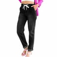 thumbnail image 1 of YYDGH Women Pull On Denim Joggers Elastic Waist Stretch Drawstring Jeans with Pocket Casual Baggy Jeans Cropped Jeans L, 1 of 7