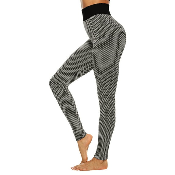 YYDGH Women Scrunch Butt Lifting Seamless Yoga Leggings High Waist Pants Runched Booty Compression Tight Black S