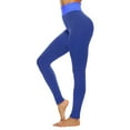 thumbnail image 1 of YYDGH Women Scrunch Butt Lifting Seamless Yoga Leggings High Waist Pants Runched Booty Compression Tight Blue XL, 1 of 9