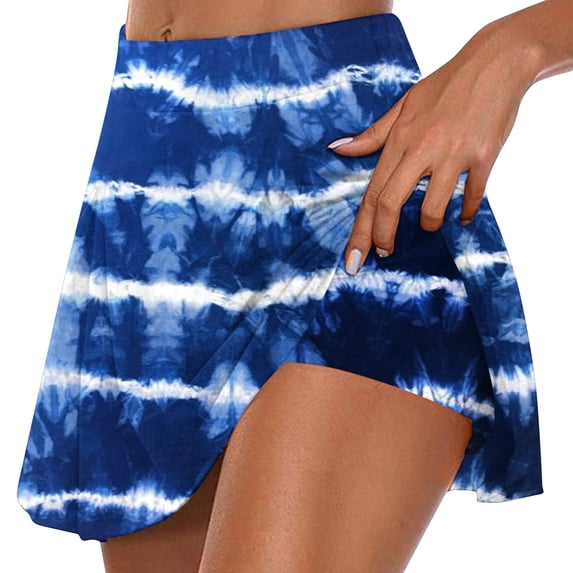 YYDGH Women Tennis Sports Inner Skirts Shorts Skorts Golf Sport Elastic Pants Pant Warmers for Women Tight Workout Pants Dark Blue S