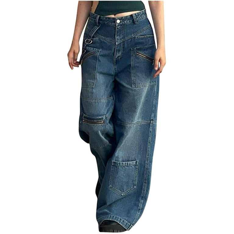 na.e ナエ　Wide Loose Jeans Deep Blue Wide Loose Jeans _Deep Blue | Na.e