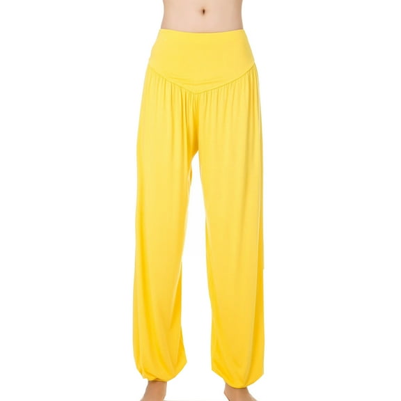 YYDGH Women's Harem Casual Loose Pants Yoga Sweatpants Flowy High Waisted Lounge Comfy Pajama Joggers with Pockets