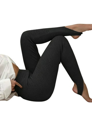 Sheebo Womens Full Length Cotton Leggings with Pockets Pants for