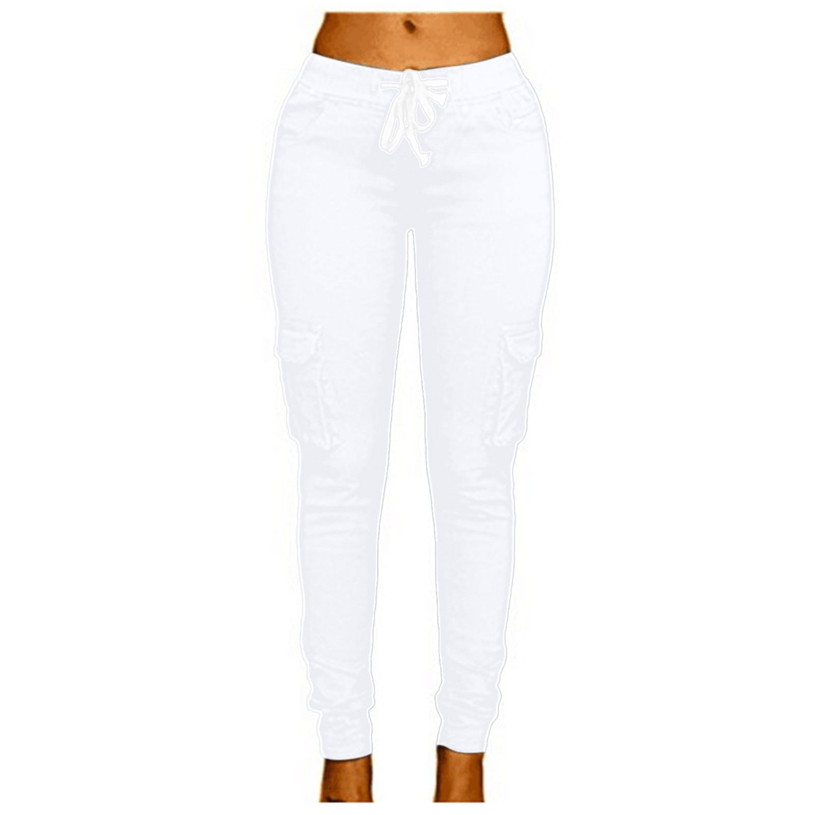 Sexy Skinny Stretch Denim Cargo Pants
