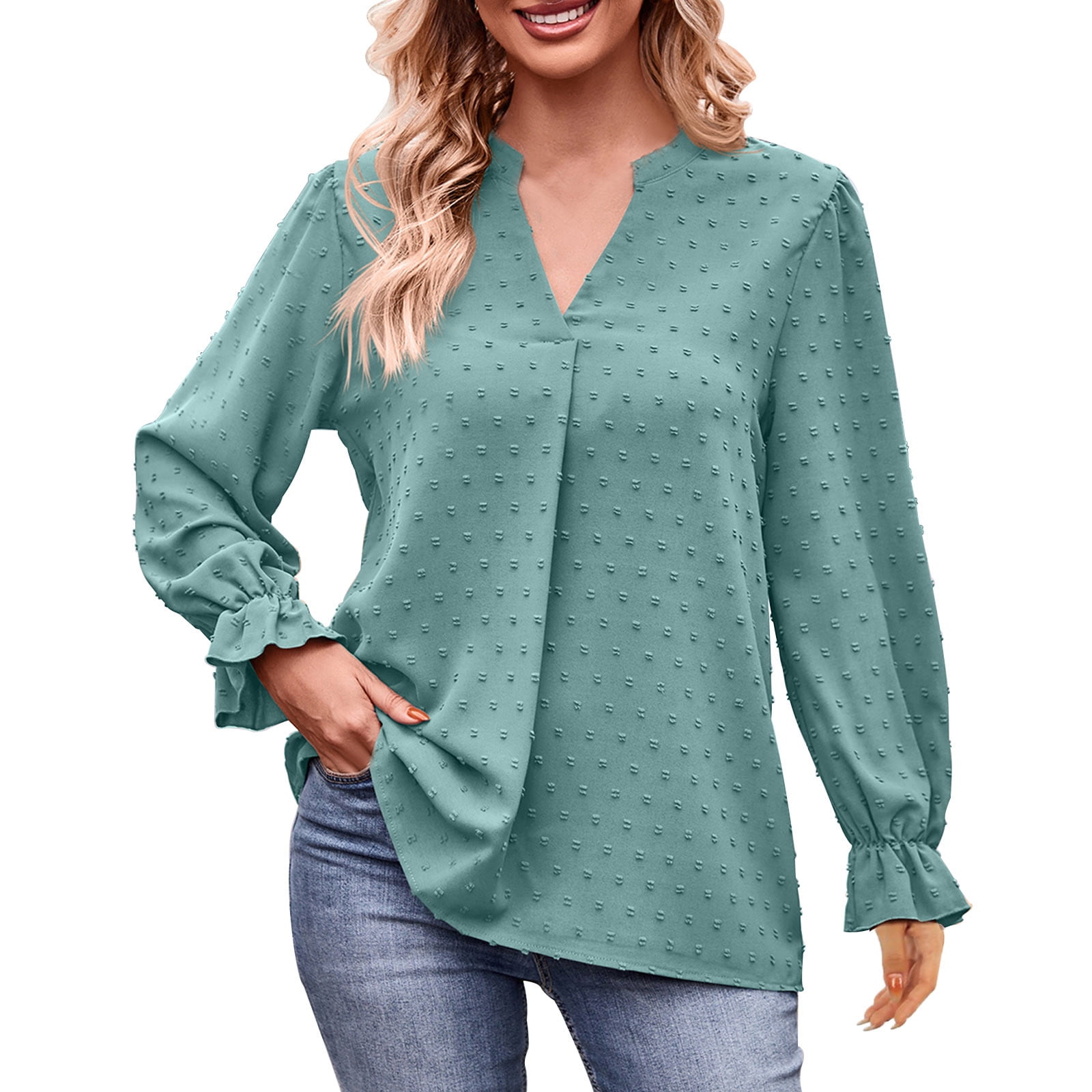 walmart ruffle shirt