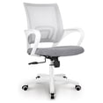 thumbnail image 1 of YYDSBNHH Office Desk Computer Chair Ergonomic Mesh Gaming Back Seat with Comfy Lumbar Support Adjustable Height Swivel for Home Task (Grey), 1 of 7